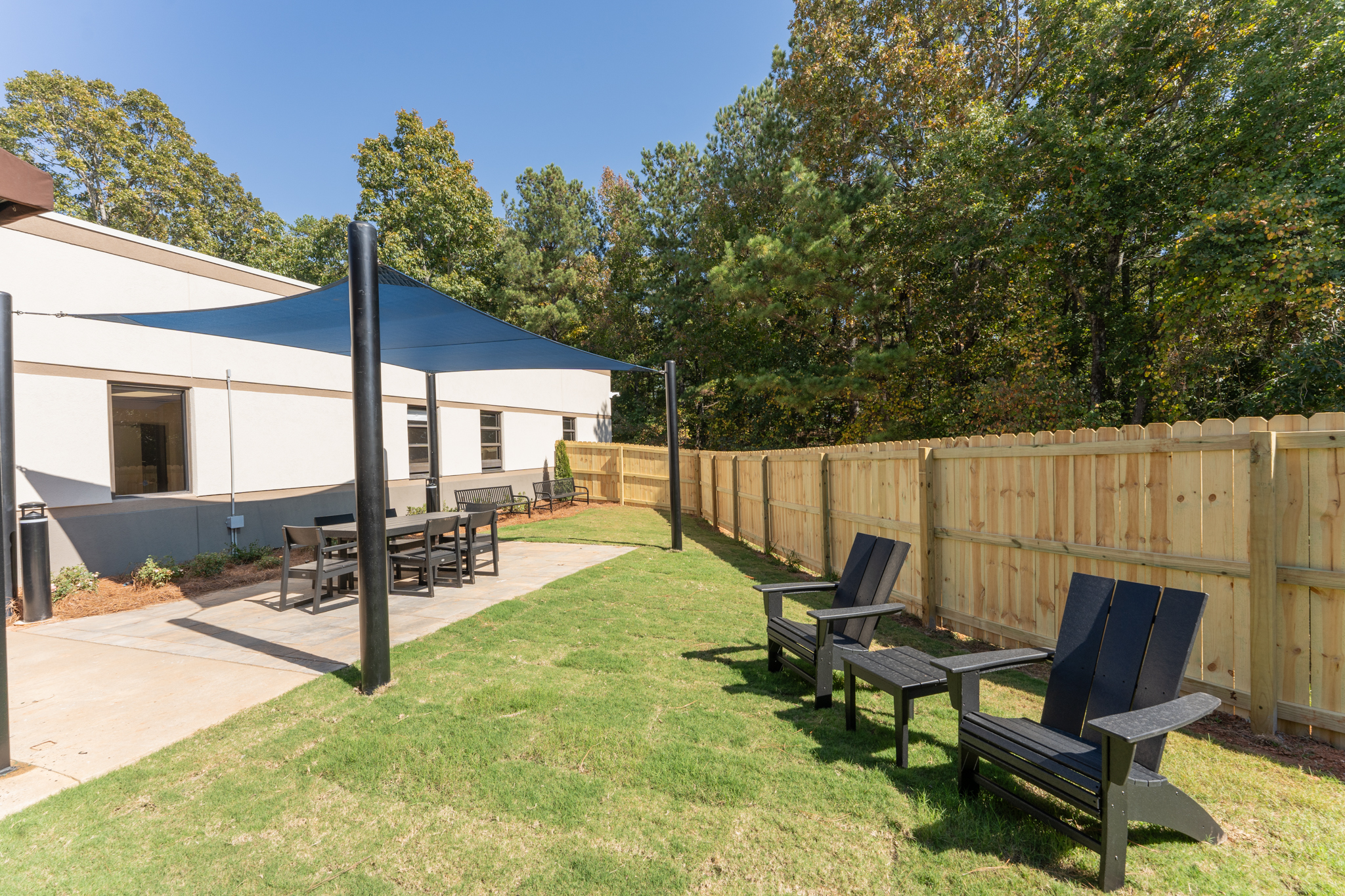 The Recovery Village South Atlanta Drug, Alcohol and Mental Health Rehab - Natural and relaxing outside seating_